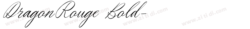DragonRouge Bold字体转换